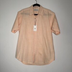 Coastaaro Men’s Button Down Shirt Bundle 3 Pack Textured Short Sleeve L NWT